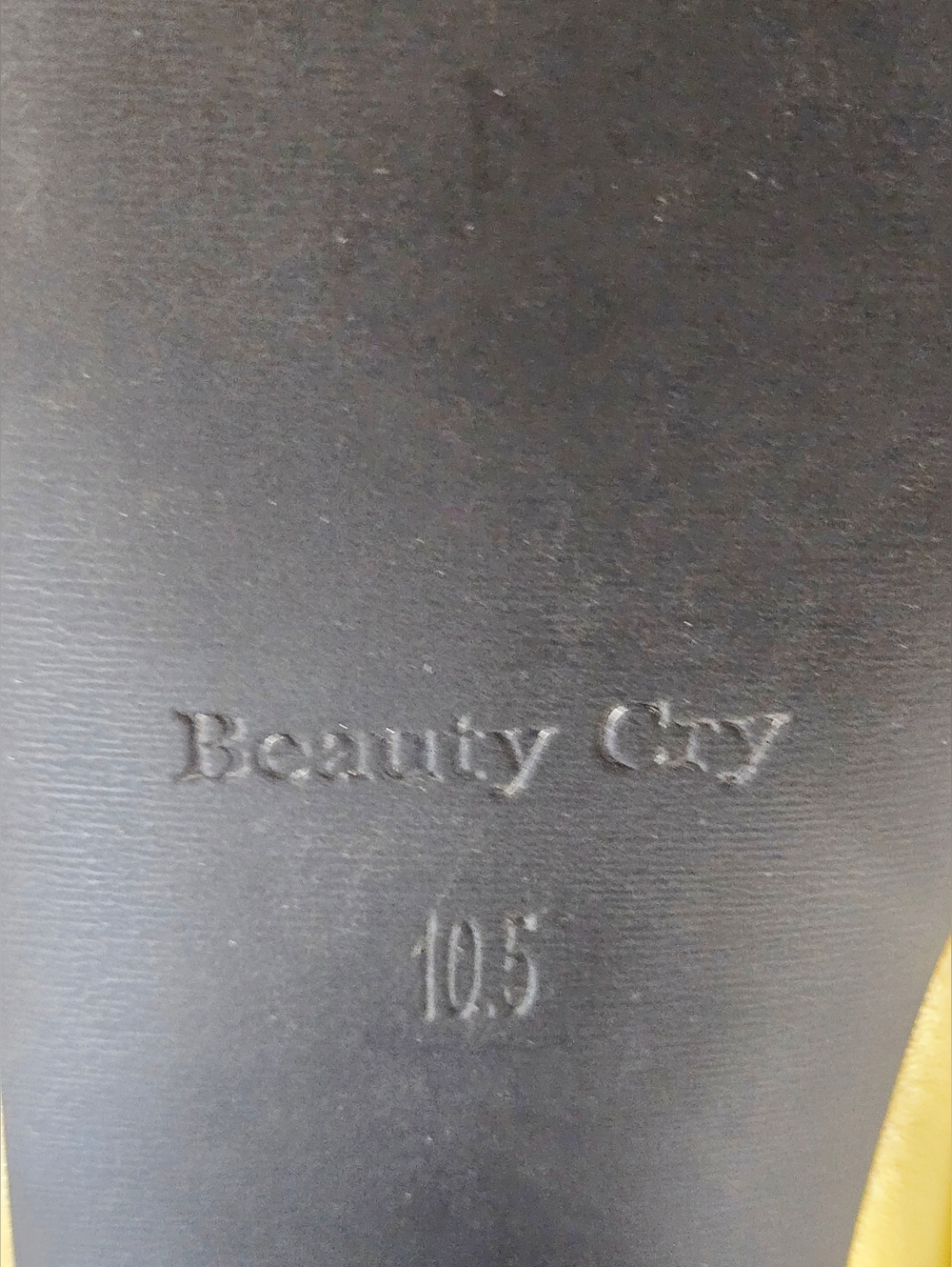 Beauty Cry Gold Metallic Knee High Boots Square Toe Low Heel Riding Boots 10.5 - Picture 11 of 12